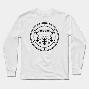 Seal of Belial or Sigil of Belial Long Sleeve T-Shirt